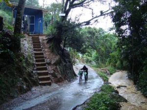 Vila da Paz em dia de enxurrada