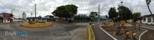 Panorâmica do cruzamento entre Rua Indaial e Pedro Rangel